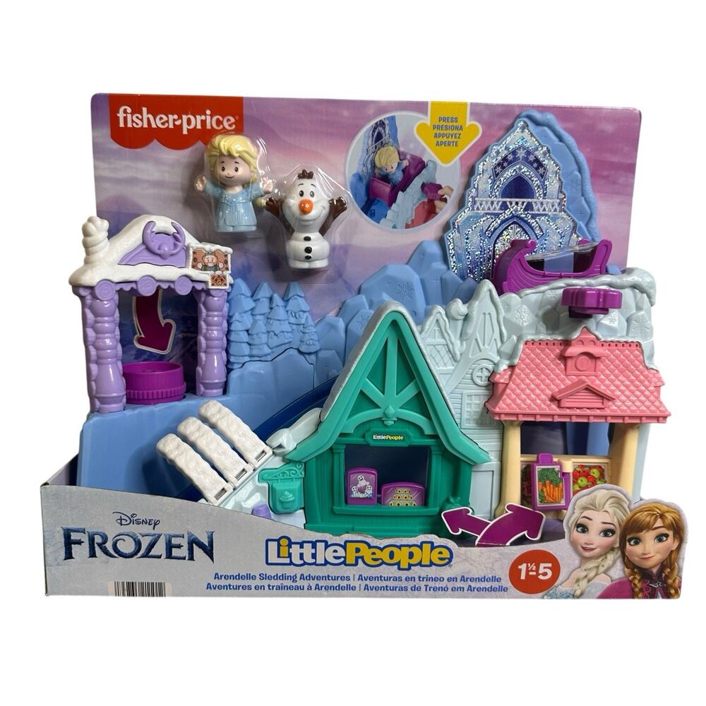 Fisher Price Little People Disney Frozen Arendelle Sledding Adventures Playset